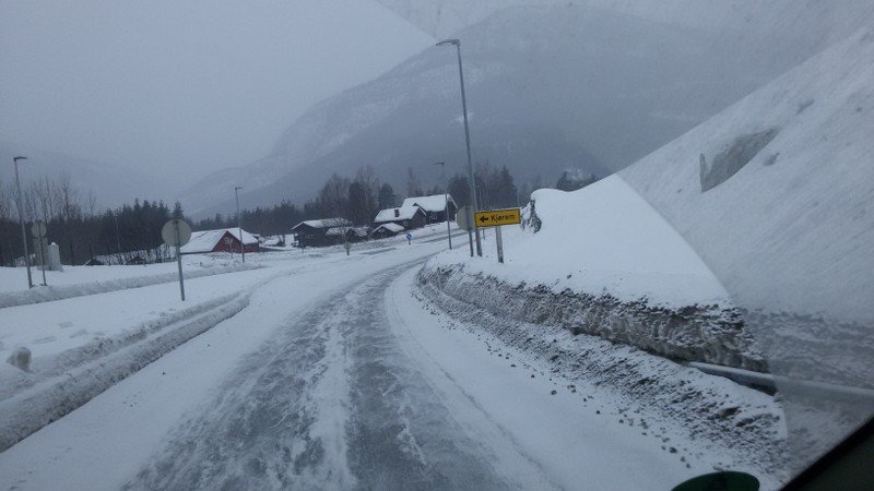 Strecke E 6 Lillehammer nach Hitra